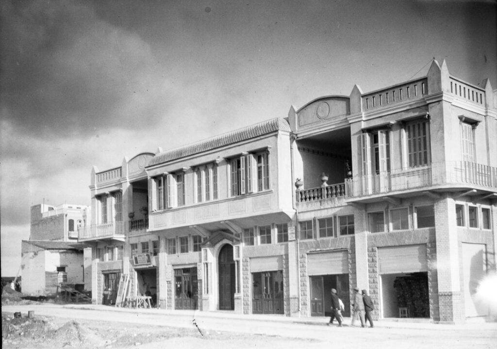 בית יעקב רבינוביץ' בשנת 1922. הבית קיים עד היום ברחוב לוינסקי בתל-אביב